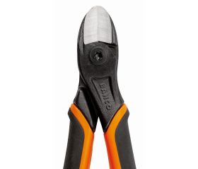 Alicates de corte diagonal ERGO™ con mango bi-componente de apertura automática y acabado fosfatado para plástico | 2101PG