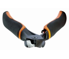 Alicates de corte diagonal ERGO™ con mango bi-componente de apertura automática y acabado fosfatado para plástico | 2101PG