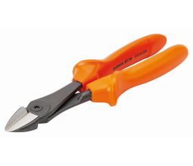 Alicates de corte diagonal ERGO™ con mangos aislados y acabado fosfatado, 200 mm | 2101S-200