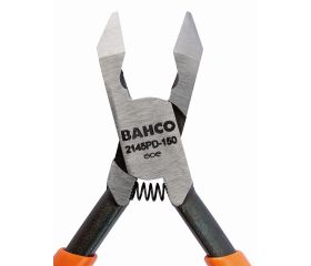 Alicates de corte oblicuo de 45° con mangos recubiertos de PVC y acabado fosfatado | 2145PD