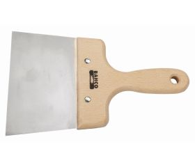 Espátulas de emplastecer con hoja de acero inoxidable y mango de madera | 2192
