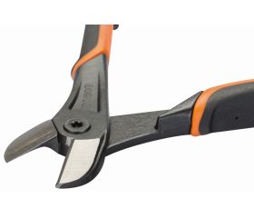 Alicates de corte diagonal «heavy duty» ERGO™ con mango bi-componente de apertura automática y acabado fosfatado | 21HDG