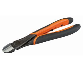 Alicates de corte diagonal «heavy duty» ERGO™ con mango bi-componente de apertura automática y acabado fosfatado | 21HDG