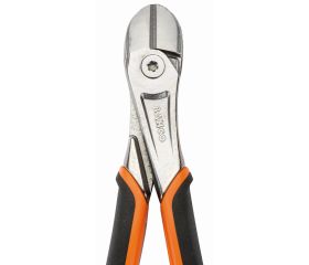 Alicates de corte diagonal «heavy duty» ERGO™ con mango bi-componente de apertura automática y acabado cromado | 21HDGC