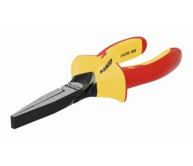Alicates ERGO™ de boca plana y cabeza larga, con mangos bi-materiales aislados | 2421S
