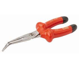 Alicates de boca semirredonda con punta curva de 45° y aislados VDE | 2427V