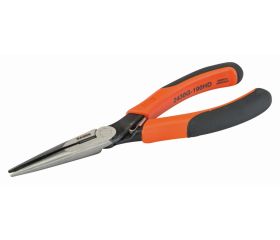 Alicates de boca larga semirredonda para la industria pesada ERGO™ con mangos bi-componente de apertura automática y acabado fosfatado | 2430G-HD