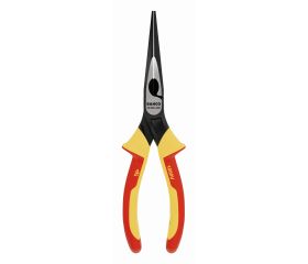 Alicates ERGO™ de boca semirredonda con mangos bi-materiales aislados | 2430S