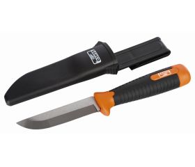 Cuchillos formones de industria pesada con hoja curvada y mango de goma | 2449