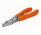 Alicates universales cromados, con mangos monomateriales. Filo de corte reforzado | 2630DC