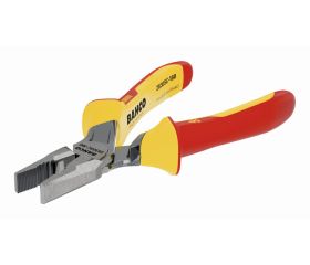 Alicate ERGO™ universal cromado, con mangos bi-materiales aislados. Filo de corte reforzado | 2630SC