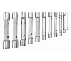 Juego de llaves de tubo de dos bocas métricas (12 piezas/caja de cartón) | 27M/12