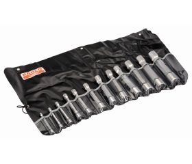 Juego de llaves de tubo de dos bocas métricas (12 piezas/estuche de plástico) | 27M/12T