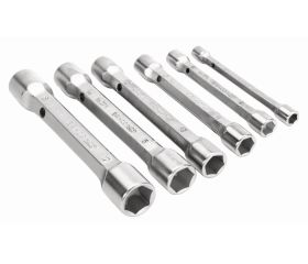 Juego de llaves de tubo de dos bocas métricas (6 piezas/caja de cartón) | 27M/