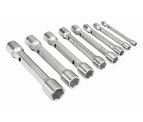 Juego de llaves de tubo de dos bocas métricas (8 piezas/caja de cartón) | 27M/8