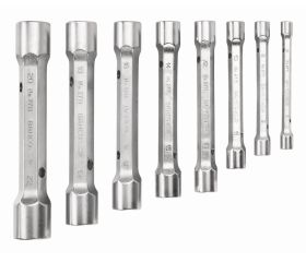 Juego de llaves de tubo de dos bocas métricas (8 piezas/caja de cartón) | 27M/8