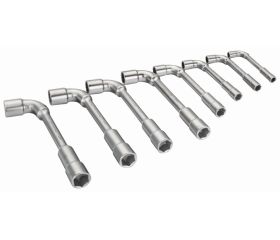 Juegos de llaves de tubo acodadas de dos bocas