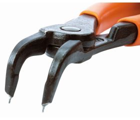 Alicates para arandelas exteriores con mordazas curvadas de 90° y acabado fosfatado | 2990