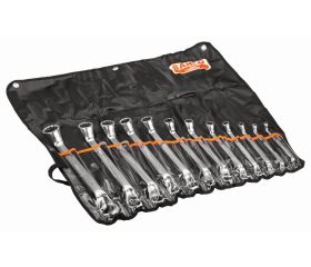 Juego de llaves de estrella de dos bocas acodadas métricas (12 piezas / bolsa) | 2M/12T