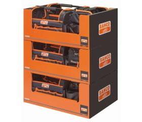 Bolsas portaherramientas textiles abiertas de 24 l con base rígida (9 piezas/expositor) | 3100TB-DISP