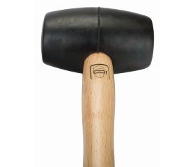 Mazas de goma con mango de madera | 3625RM
