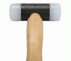 Martillo de boca de nylon con mango de madera | 3625W