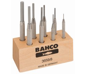 Juego de botadores con manguito guía estriado: 8 piezas/expositor de plástico | 3659/8