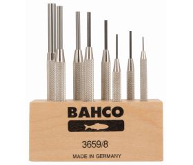 Juego de botadores con manguito guía estriado: 8 piezas/expositor de plástico | 3659/8