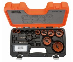 Juego de coronas de sierra bimetal Sandflex® de 19-65 mm (12 piezas) | 3834-87