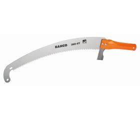 Serruchos para pértigas con dentado reafilable duro, mango de acero tubular y punta de gancho extendida | 385-/386-