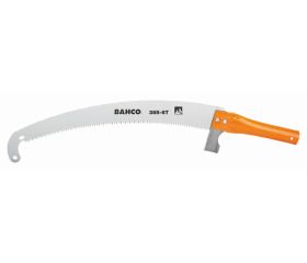 Serruchos para pértigas con dentado reafilable duro, mango de acero tubular y punta de gancho extendida | 385-/386-