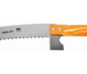 Serruchos para pértigas con dentado reafilable duro, mango de acero tubular y punta de gancho extendida | 385-/386-
