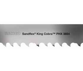 Hoja de sierra de cinta de diseño exclusivo para aceros para herramientas y materiales más duros | 3854-Sandflex® King Cobra™ PHX
