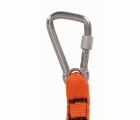 High Visibility Orange Strap Lanyards with Fixed Carabiner 10 kg&nbsp; | 3875-LY100
