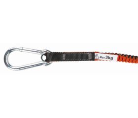 Lanyards con mosquetón fijo y trabilla fija para 3 kg | 3875-LY2