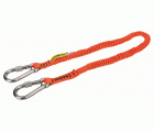 Lanyards naranjas de alta visibilidad con mosquetón fijo para 3&nbsp;kg | 3875-LY700