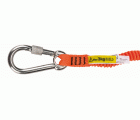 Lanyards naranjas de alta visibilidad con mosquetón fijo para 3&nbsp;kg | 3875-LY700