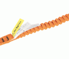 Lanyards naranjas de alta visibilidad con mosquetón fijo para 3&nbsp;kg | 3875-LY700