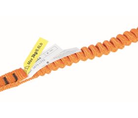 Lanyards naranjas de alta visibilidad con mosquetón fijo para 3 kg | 3875-LY700