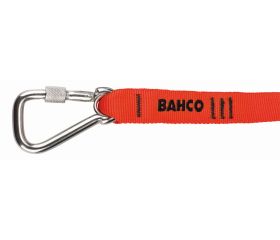Lanyards naranjas de alta visibilidad con mosquetón fijo para 6 kg | 3875-LY8