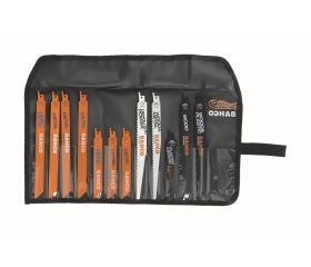 Juego de hojas de sable para madera y metal (12 piezas) | 3940-MIX-SET-12P