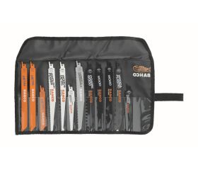 Juego de hojas de sable para madera (12 piezas) | 3942-WOOD-SET-12P