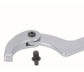 Llaves de gancho de pasador ajustable con acabado cromado | 40B