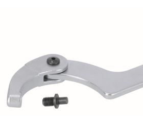 Llaves de gancho de pasador ajustable con acabado cromado | 40B