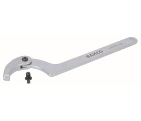 Llaves de gancho de pasador ajustable con acabado cromado | 40B