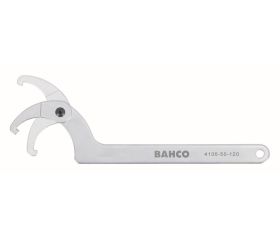 Llaves de gancho flexible con cabeza ajustable y acabado cromado | 4106