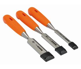 Juego de formones con mango de polipropileno (3 piezas / caja de cartón) | 414-S3-EUR