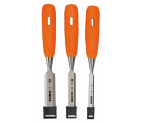 Juego de formones con mango de polipropileno (3 piezas / caja de cartón) | 414-S3-EUR