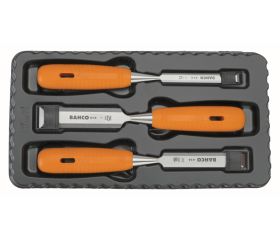 Juego de formones con mango de polipropileno (3 piezas / caja de cartón) | 414-S3-EUR