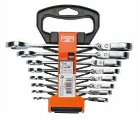 Juego de llaves combinadas de carraca articulada métricas | 41RM/SH8